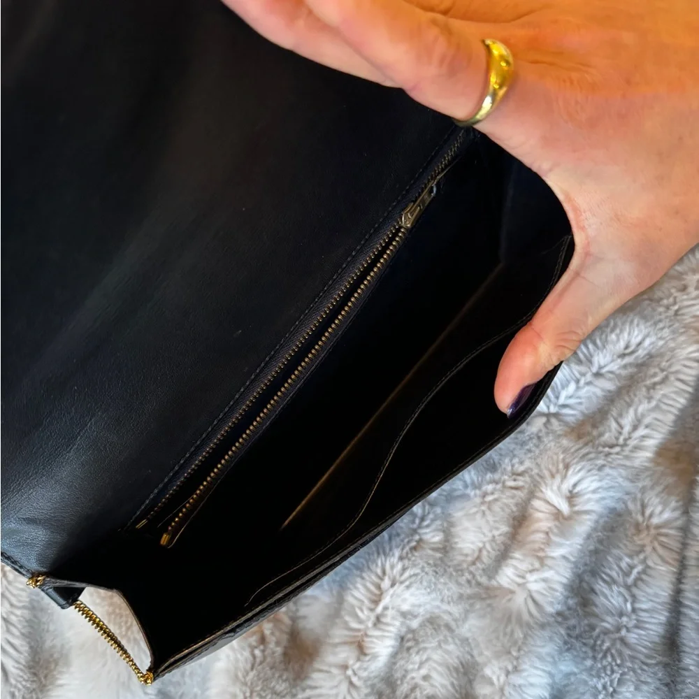 Hermes leather Clutch Shoulder Bag - Picture 9 of 14